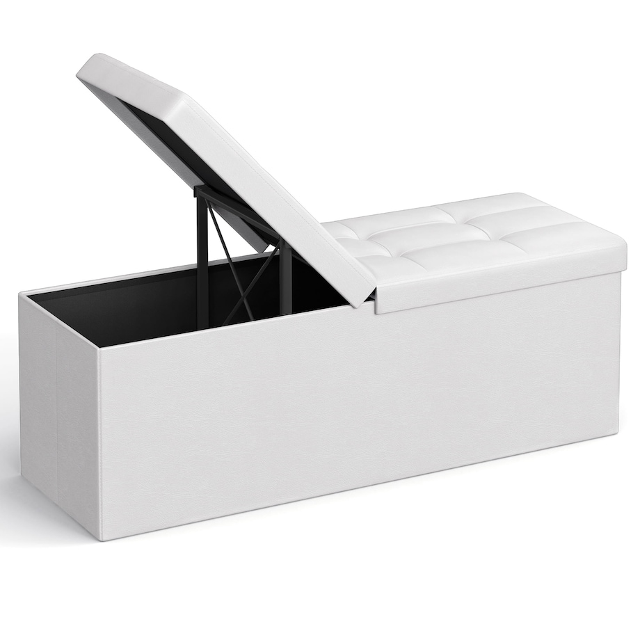 Pufa 110X38X38 Cm Biały