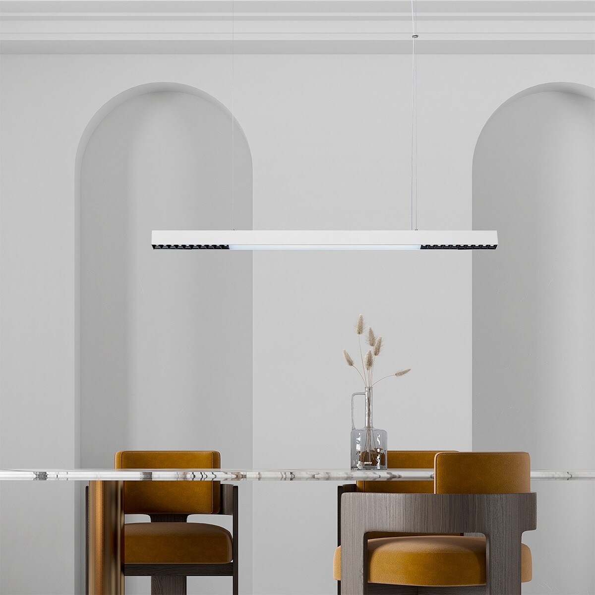 Lampa sufitowa wisząca Light Prestige Cali biały LED 2700K-6500K (SMART) 1 szt.