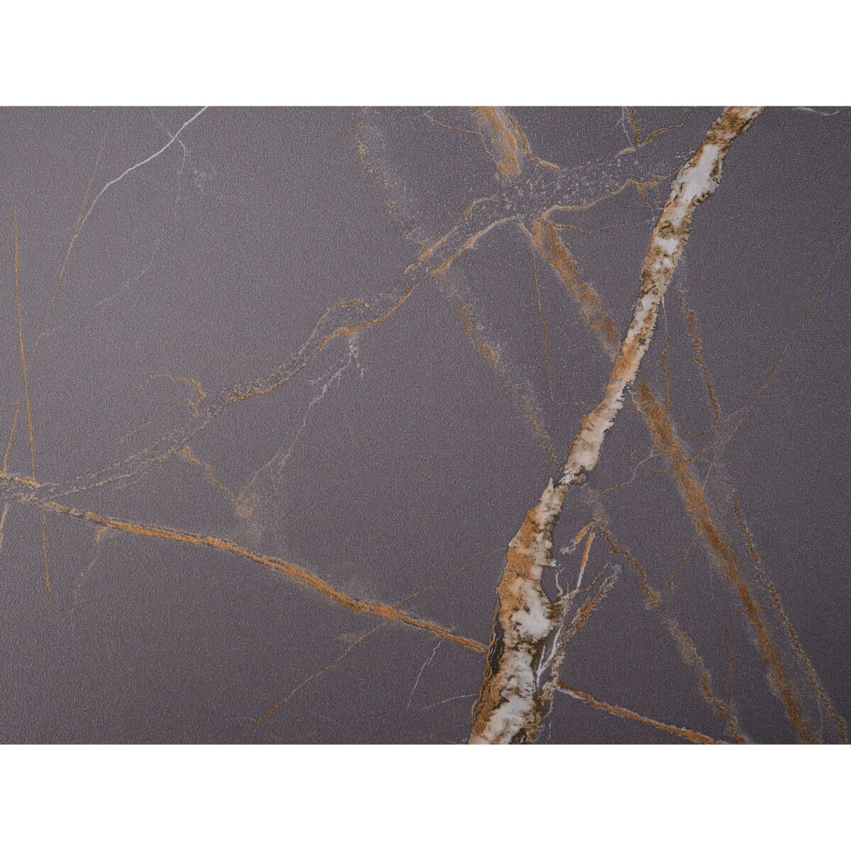 Stół ogrodowy TOLENTINO 180 cm 90 cm Efekt marmuru Szary marmur