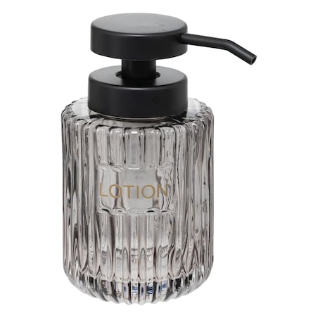 Dozownik na mydło szklany Glass szary