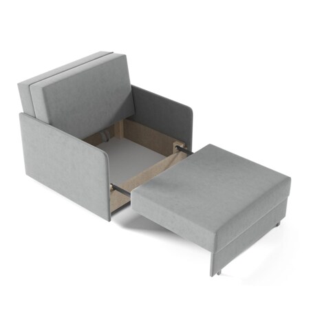 Sofa fotel rozkładany Amerykanka York I pikowana tkanina Kronos 53