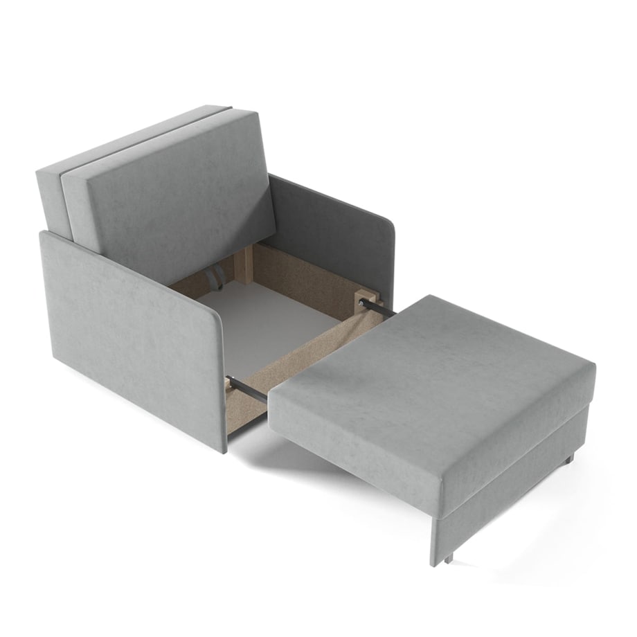 Sofa fotel rozkładany Amerykanka York I pikowana tkanina Kronos 53
