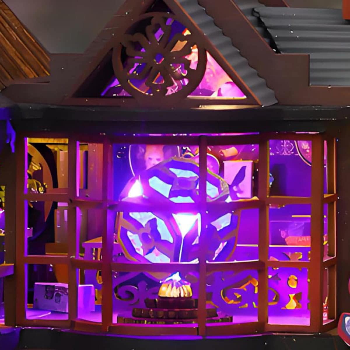 Miniaturowy domek - Skarbiec magicznych artefaktów