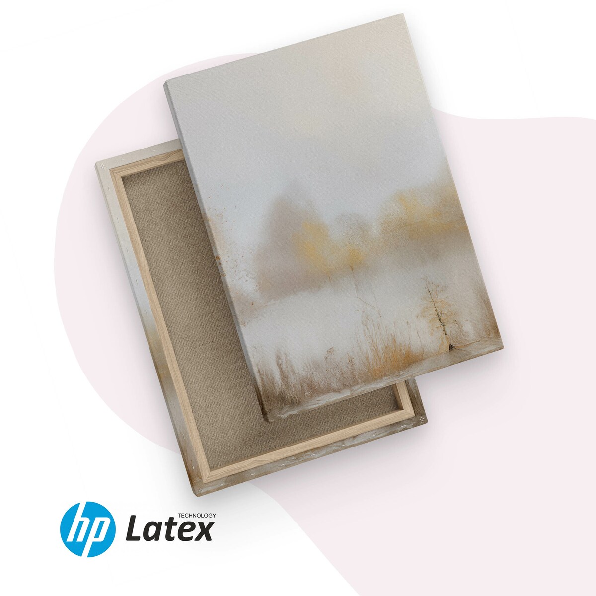 3x Obraz Do Salonu Set Krajobraz We Mgle Drzewa Abstrakcja Vintage 30x40cm