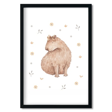 3 x plakat dla dzieci | zestaw kapibara 50x70