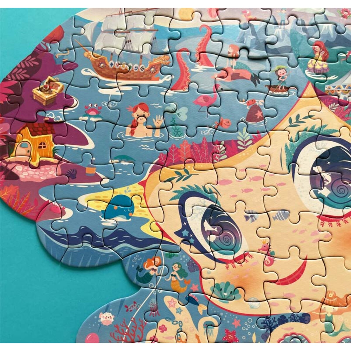 Puzzle edukacyjne - SYRENKA - 180 szt