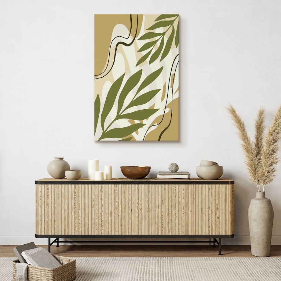Obraz Egzotyczne Liście 80x120cm