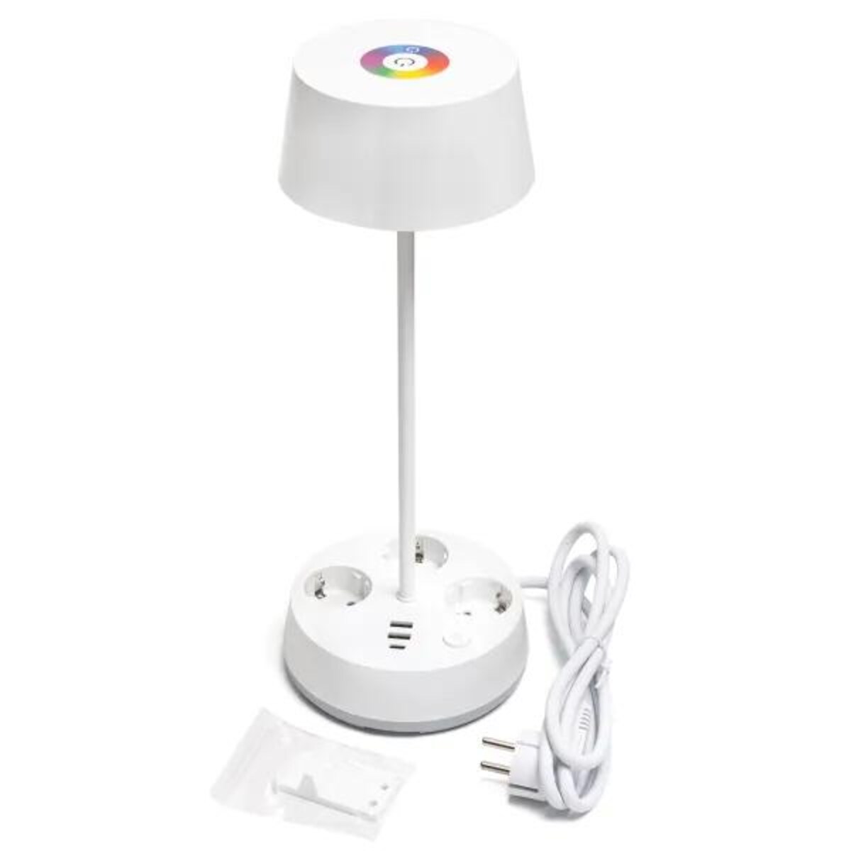 lampa stołowa z listwą zasilajacą led-4.6w 3000k/4000k/6500k-450lm