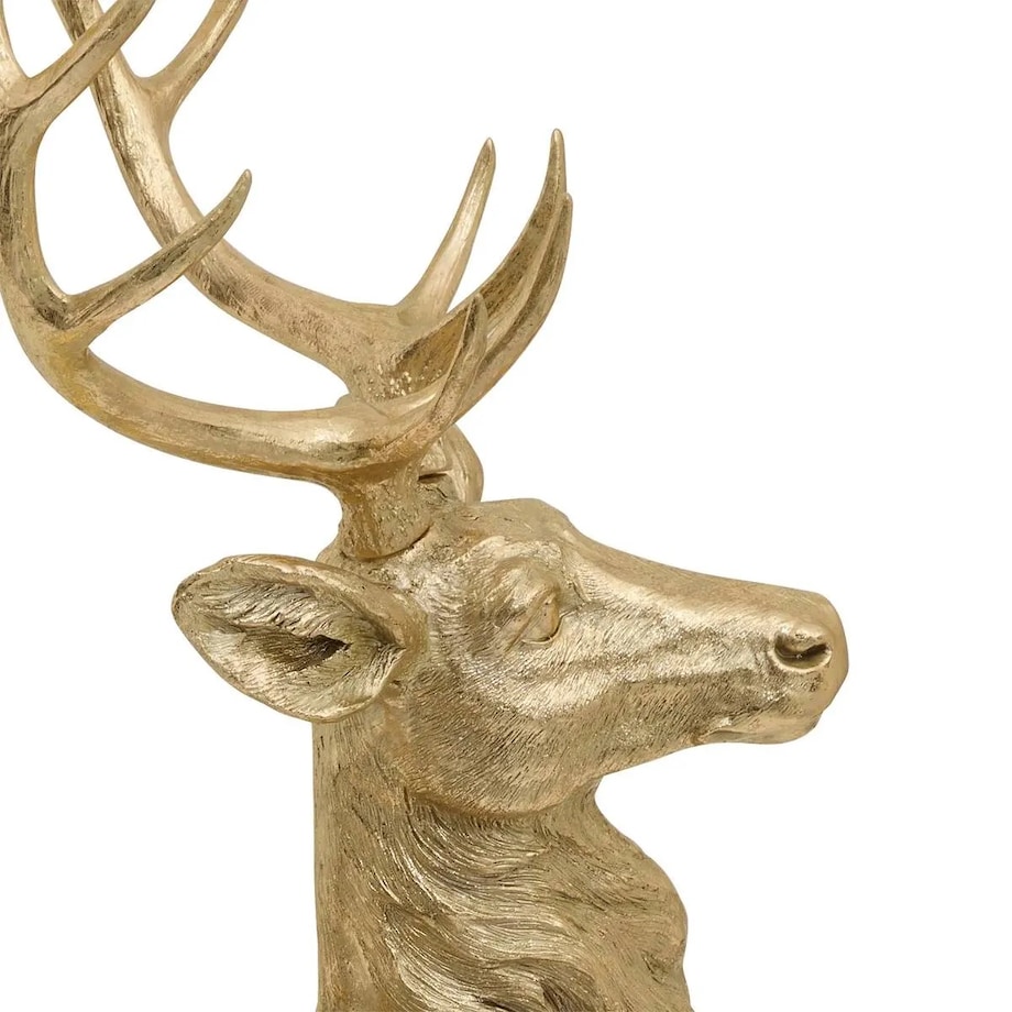 Duża figurka - Jeleń złoty 130 cm