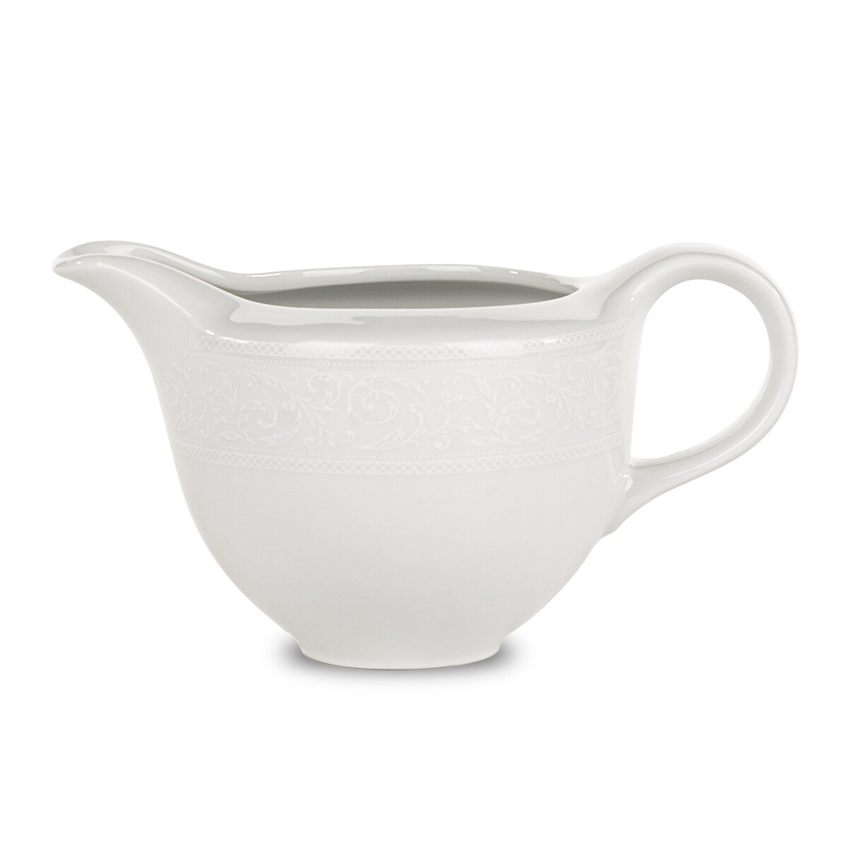 Zestaw kawowy 6os. (9el.) AMELIA BIAŁA KORONKA