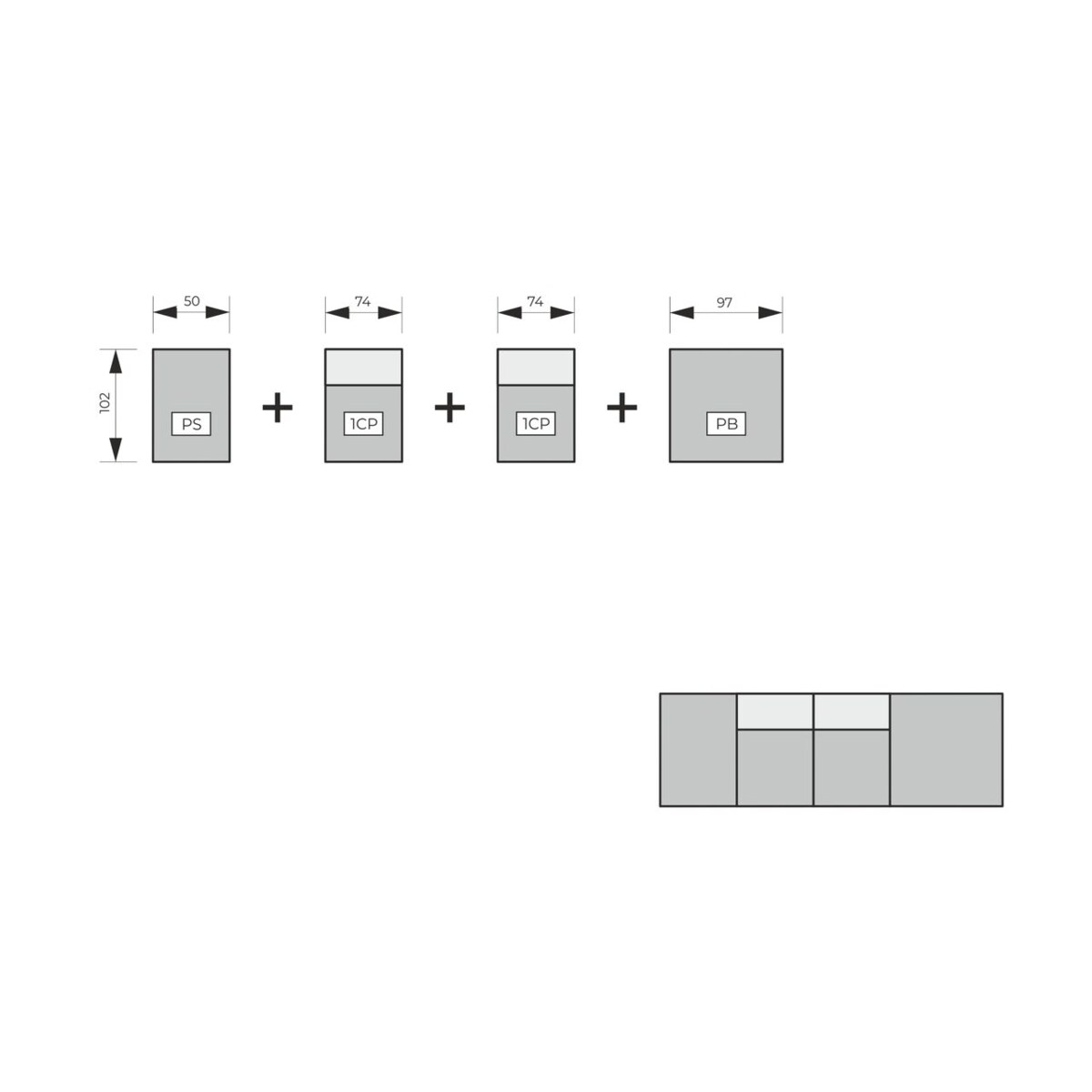 Sofa modułowa Mojo-Cherub 1482