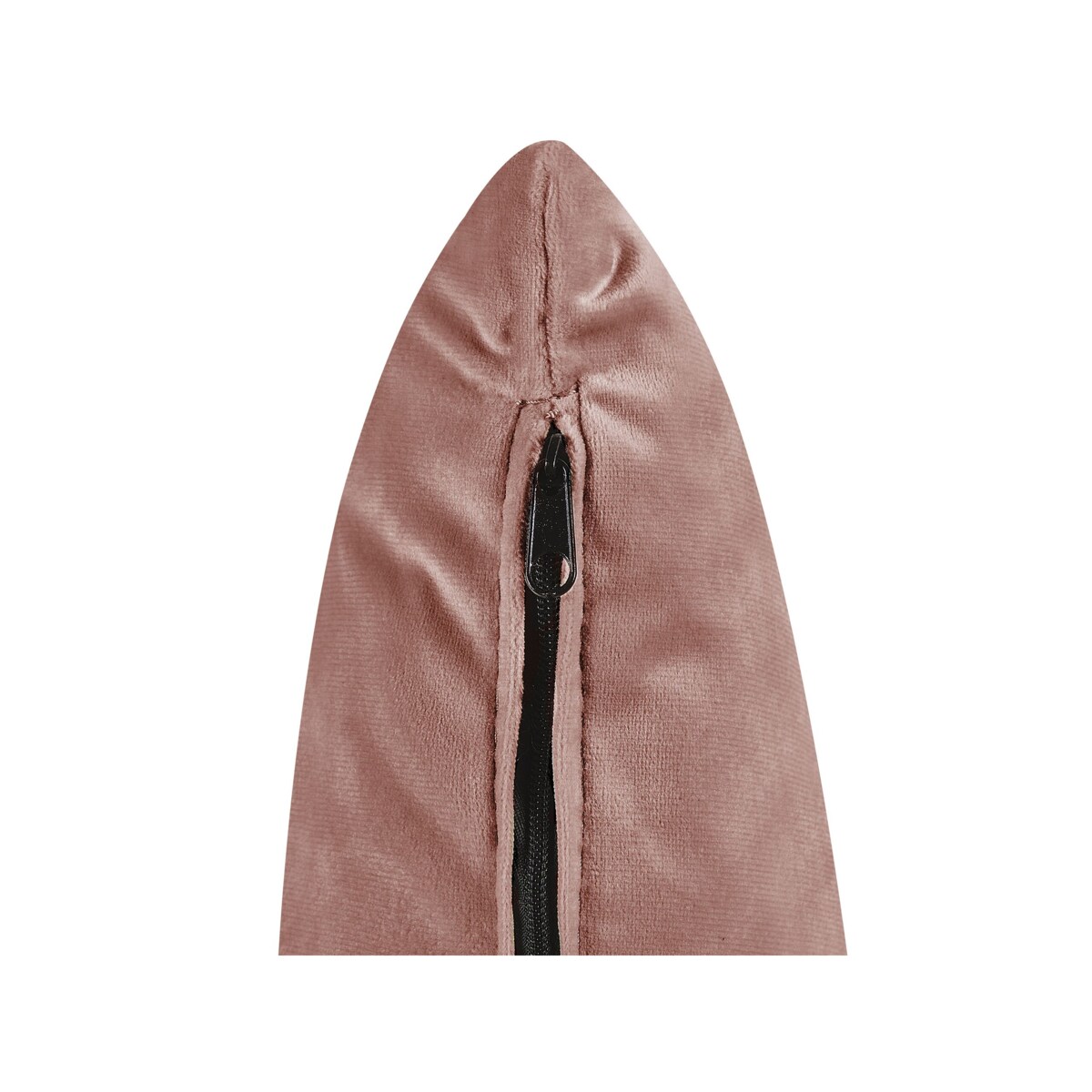 Sofa rozkładana welurowa różowa LUCAN