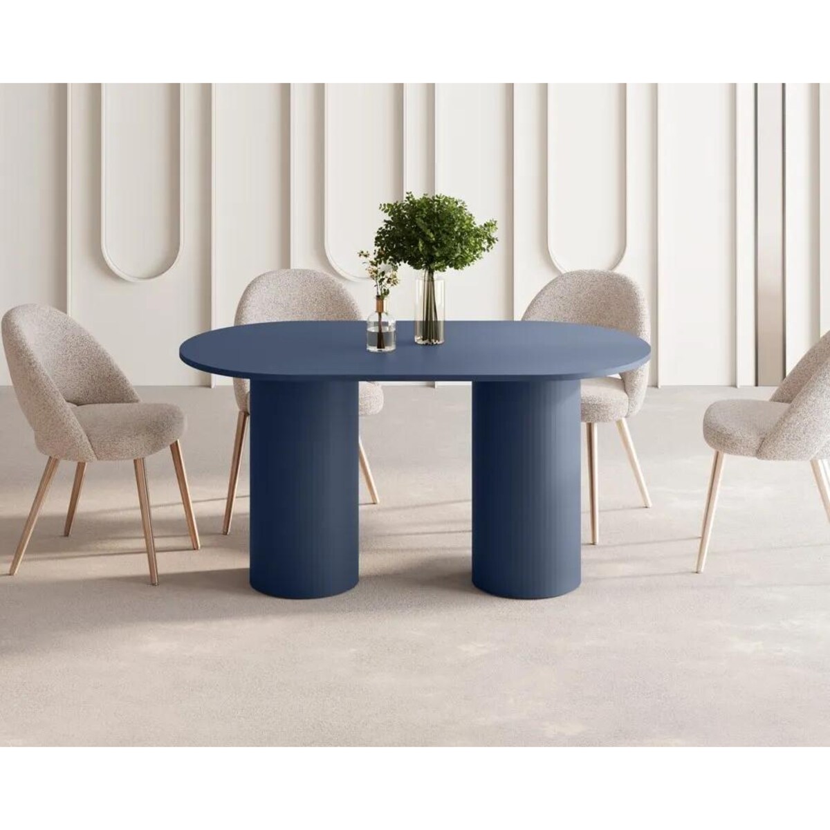 Stół ROSETO 150x80 granatowy