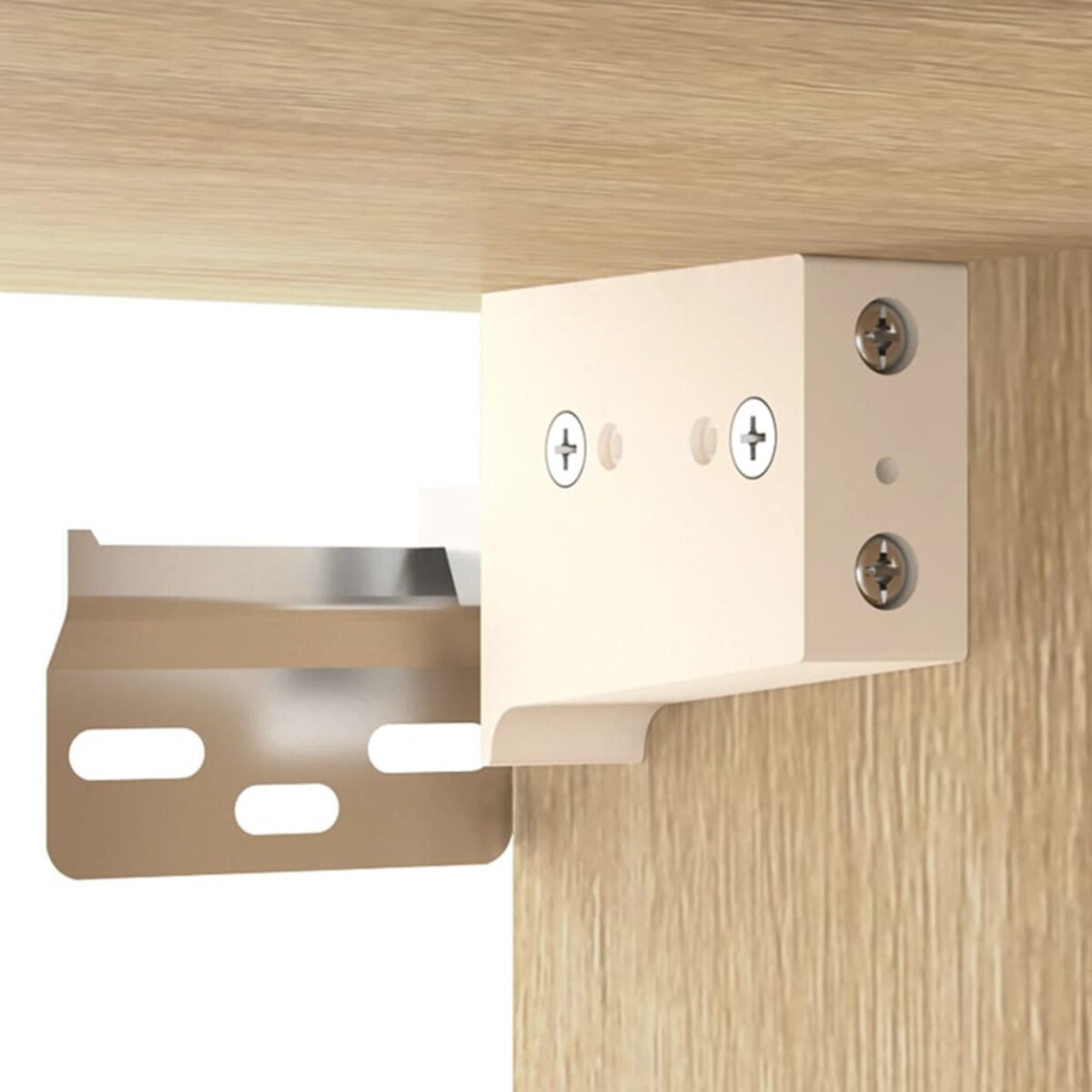 vidaXL Wisząca szafka nocna, dąb sonoma, 35x35x20 cm