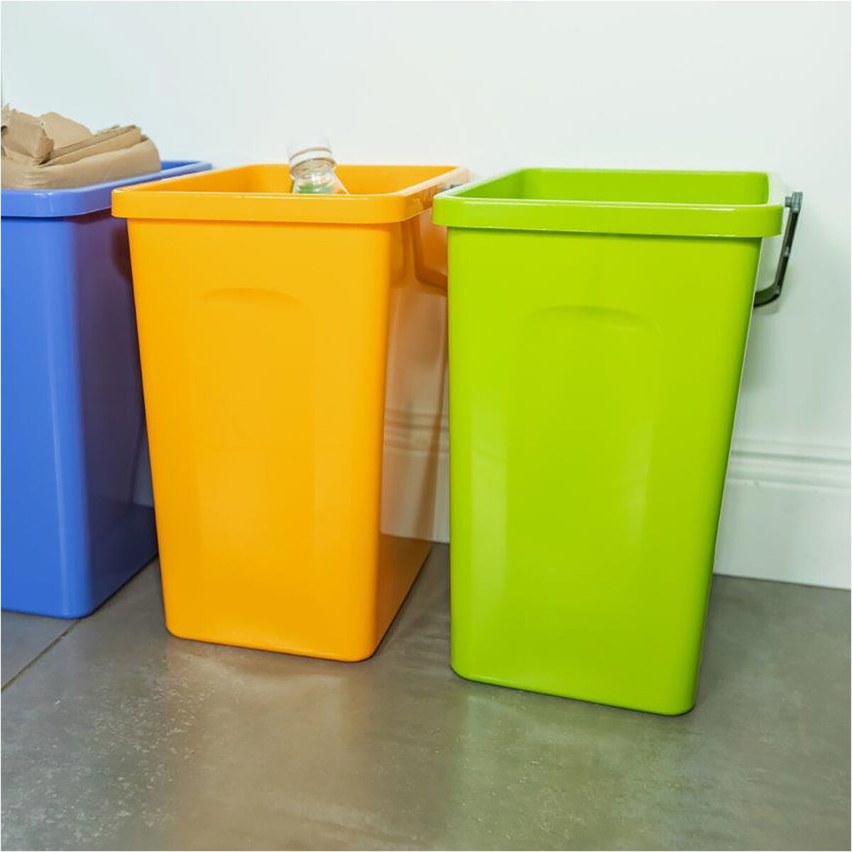 Pojemnik Plasitkowy Do Segregacji Śmieci Odpadów Kosz 10 L Zielony