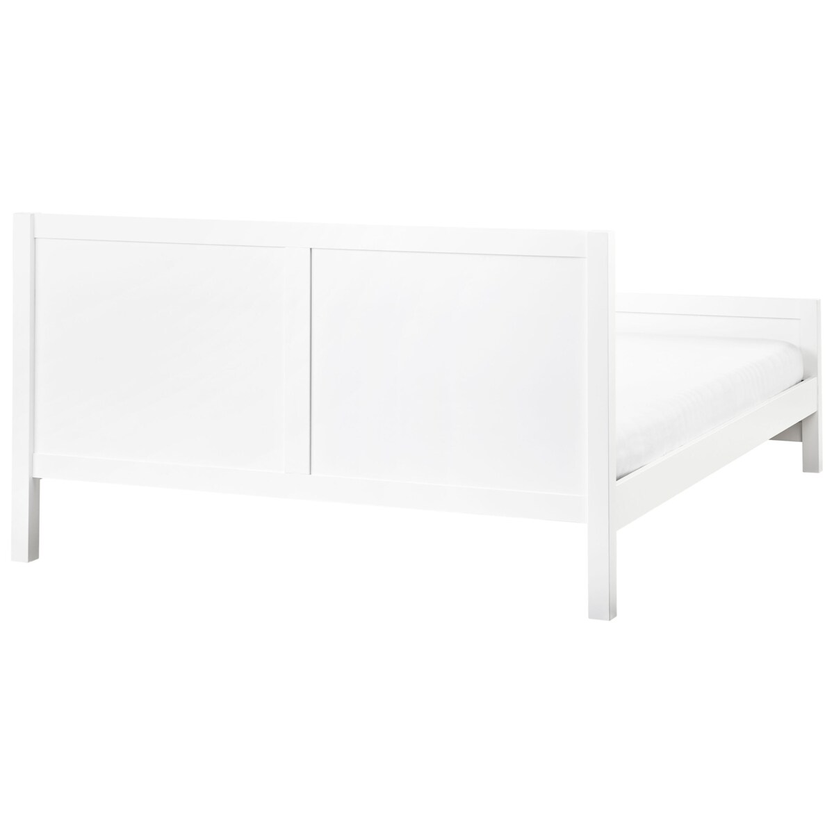 Łóżko Drewno CHAMPAGNAT 180 x 200 cm Biały