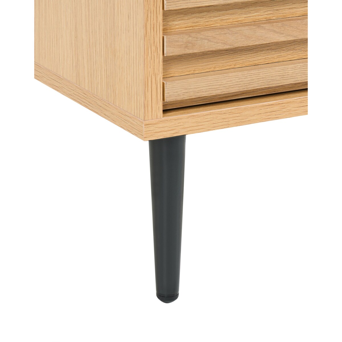 Szafka nocna 2 szuflady KEITH Jasnobrązowy