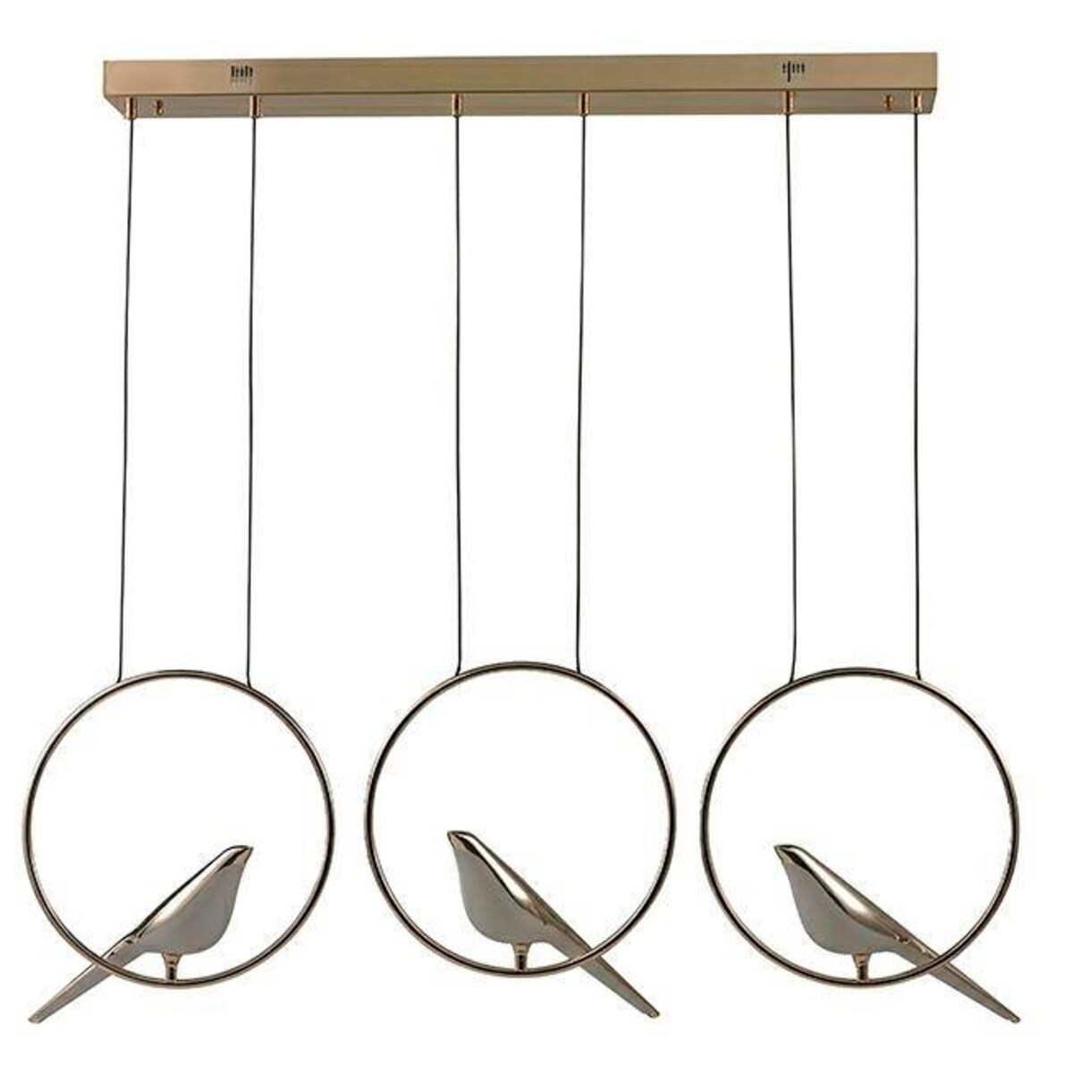Lampa wisząca Bird Line MSE010100295 ptaki do salonu złote
