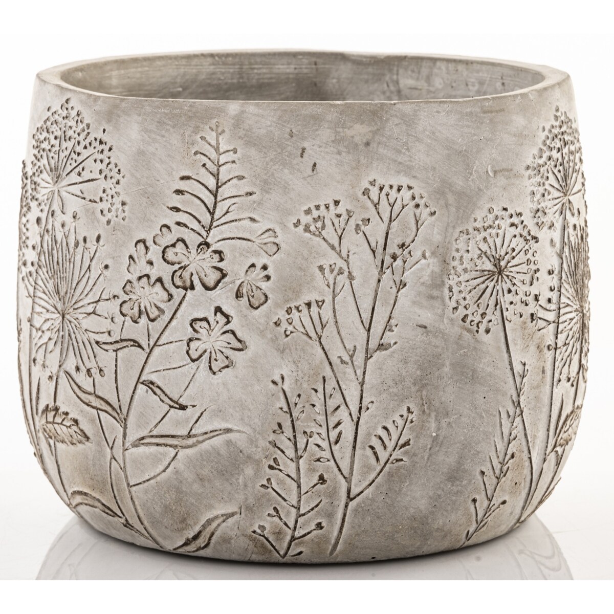 Wazon ceramiczny 36x19x19 cm CONTE czarny