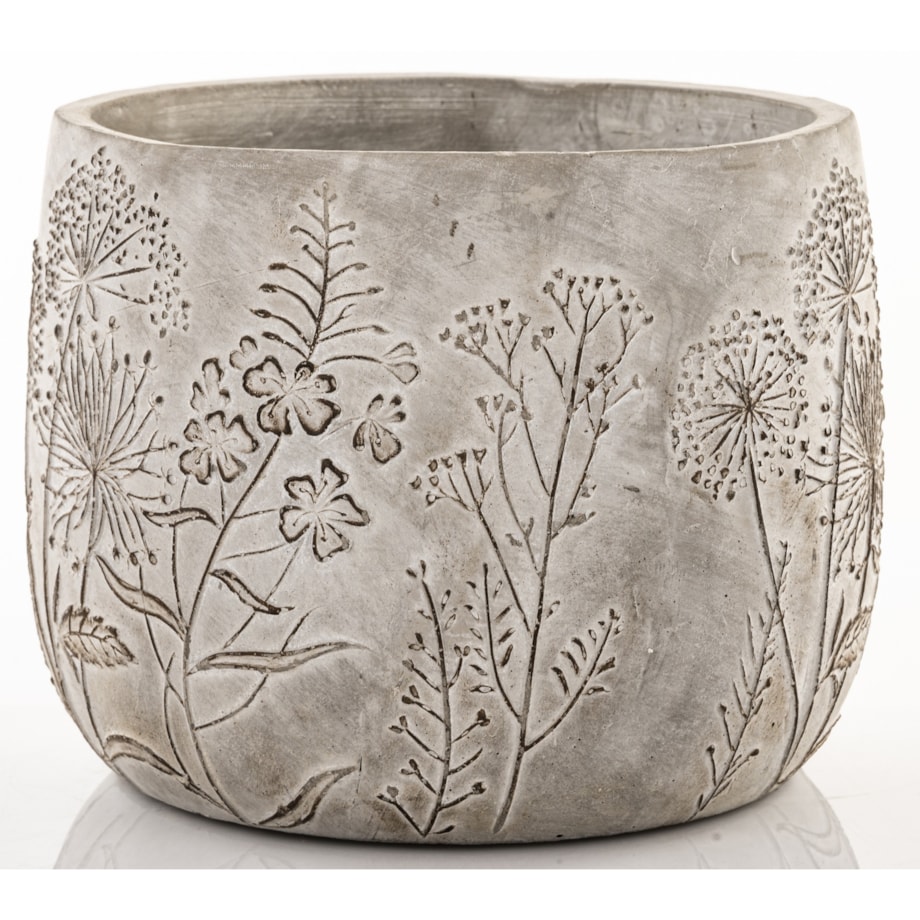 Wazon ceramiczny 36x19x19 cm CONTE czarny