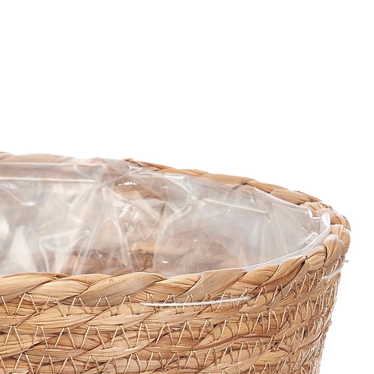 Osłonki na doniczki plecione RUSTIC, 3 sztuki