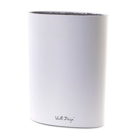 Stojak do noży owalny Bianco 30386