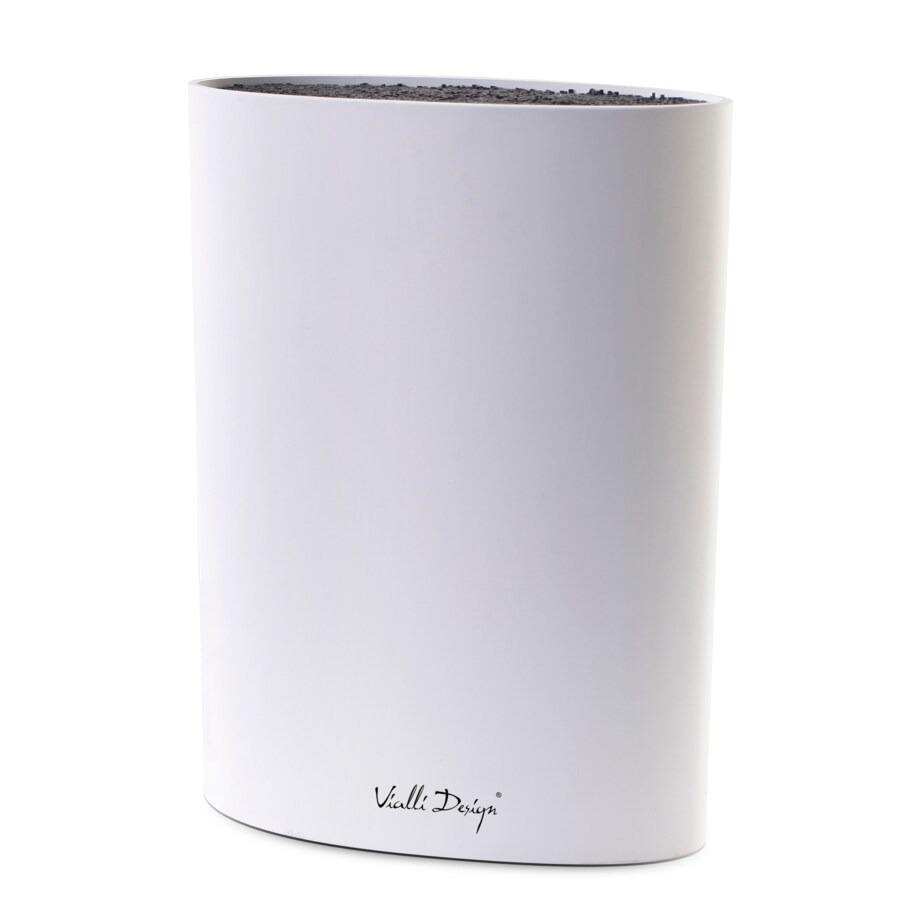 Stojak do noży owalny Bianco 30386