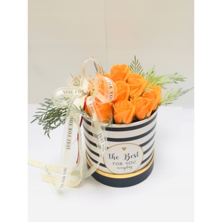 FLOWER BOX DUŻY piękny pachnie kwiaty mydlane na urodziny dzień mamy 18