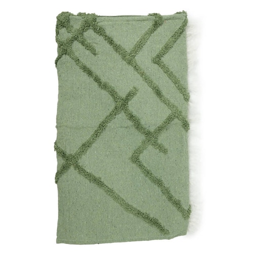 Narzuta z frędzlami, 135 x 150 cm