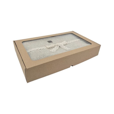 Koc dzianinowy 150x200 cm – MILANO LATTE