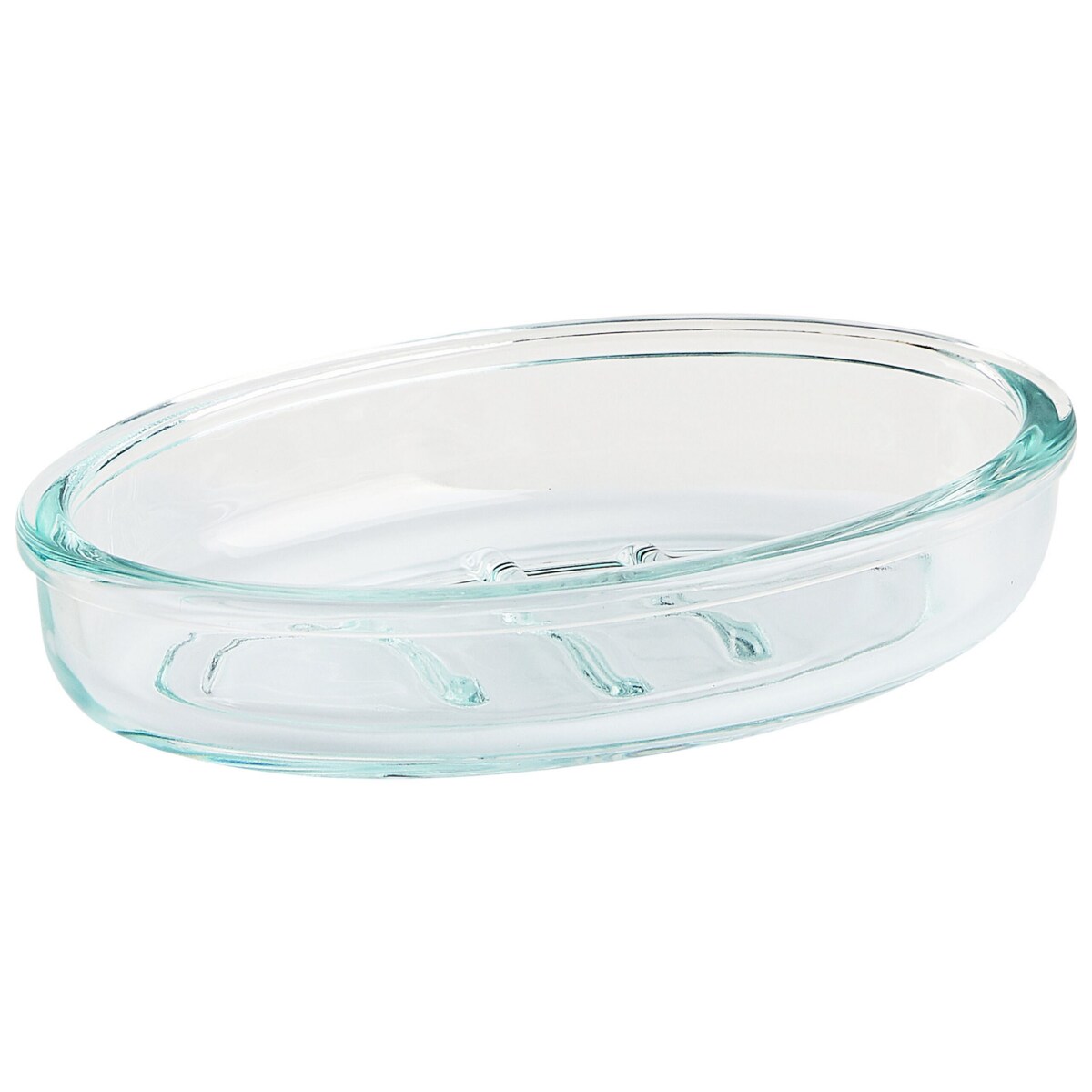 5-częściowy zestaw akcesoriów łazienkowych szklany zielony AMARGA