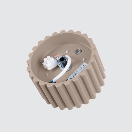 Plafon AURA 1 taupe Gx53