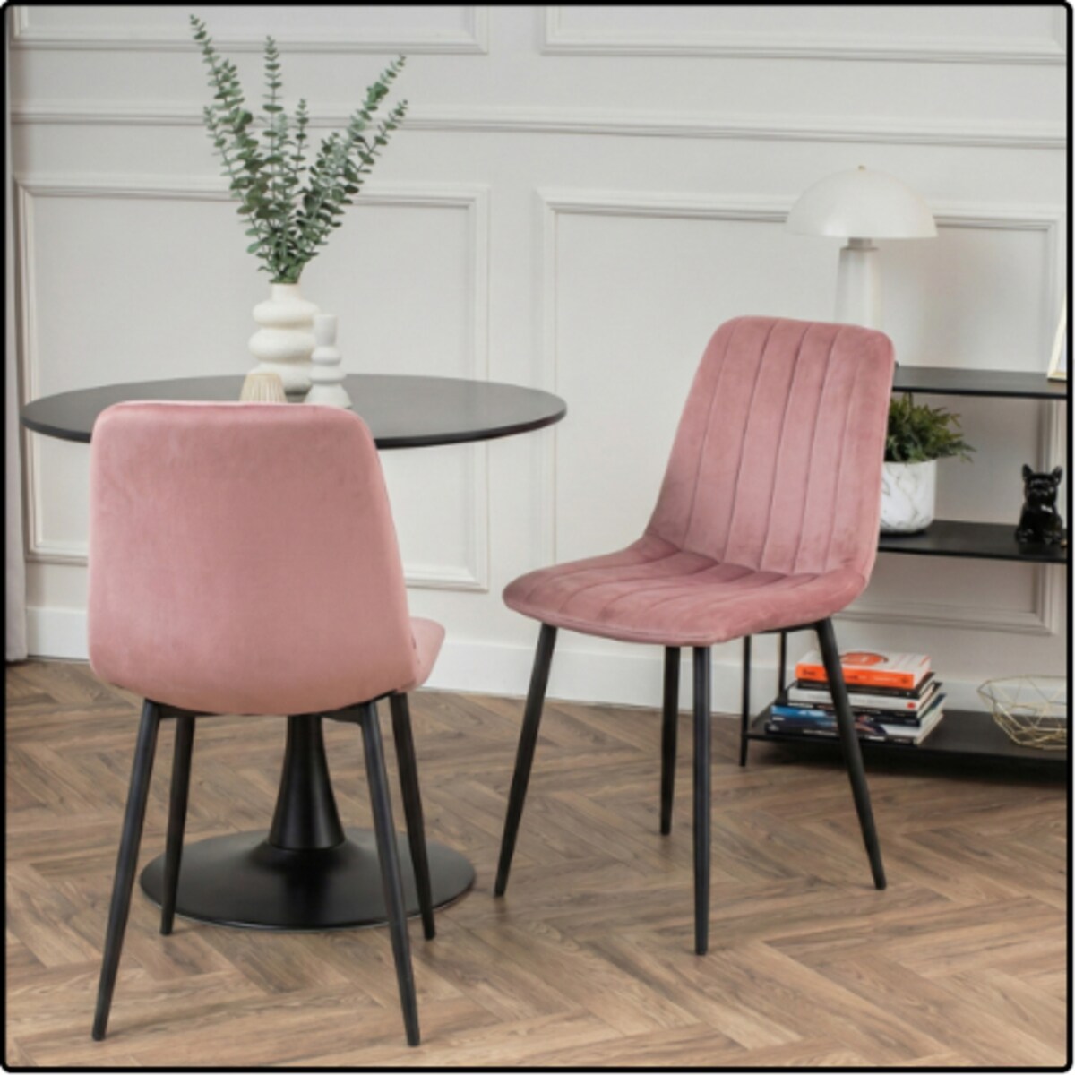 Krzesło welurowe pikowane tapicerowane metalowe nogi do jadalni salonu loft