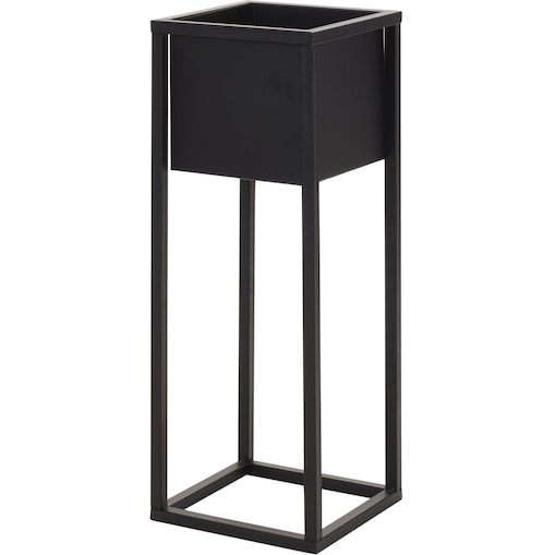 Nowoczesny kwietnik do salonu, kwadratowy, 60 cm