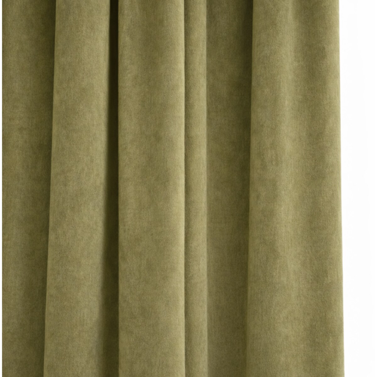 Zasłona zaciemniająca welurowa Werona w kolorze oliwkowym 260 cm