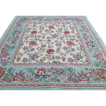 Obrus Na Stół 100X100 Cm Ozdobny Dekoracyjny Ethno Azure