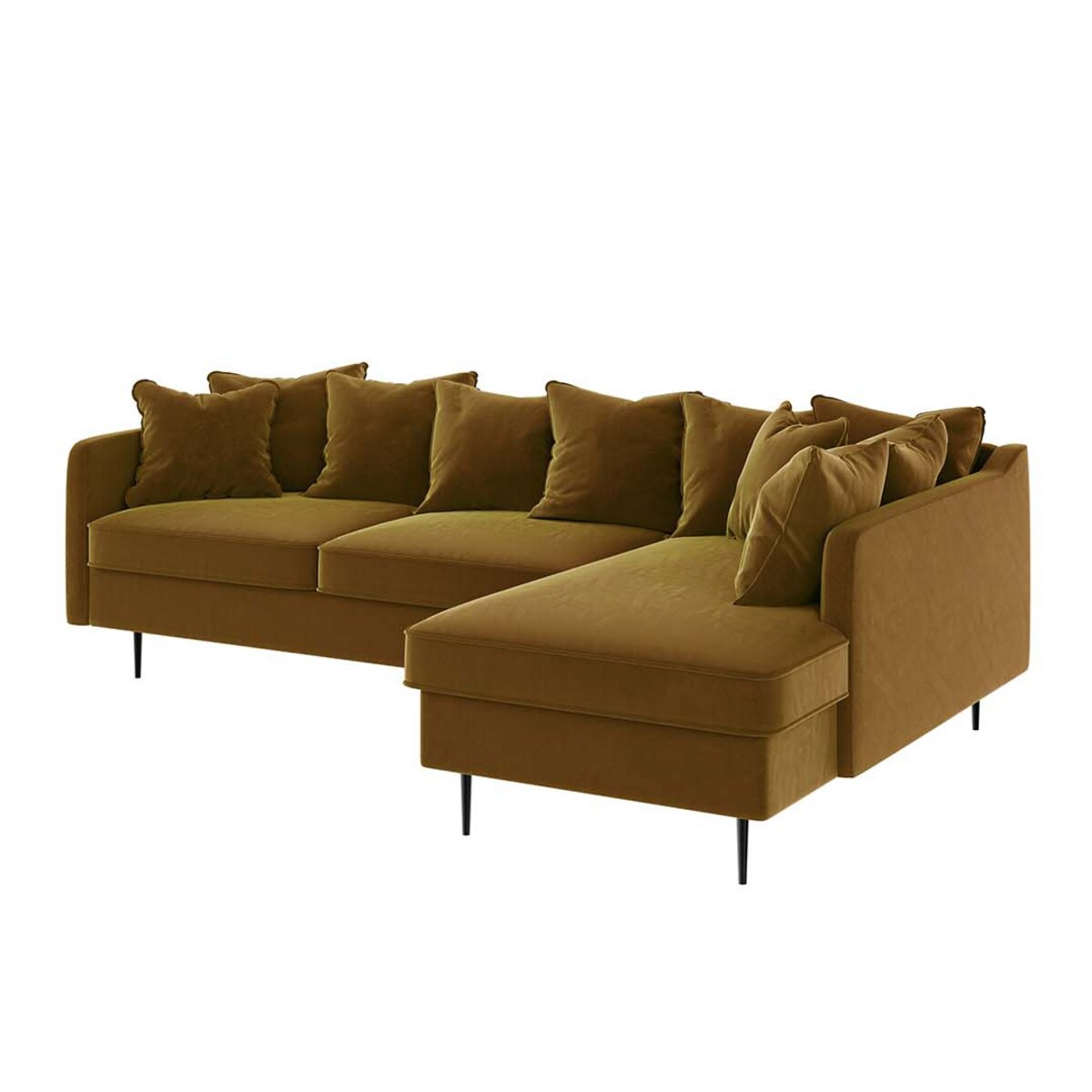 Esme Sofa narożna - miodowa