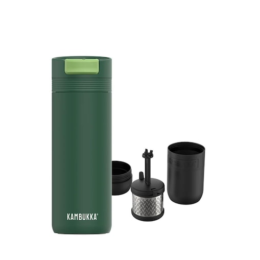 Kubek z zaparzaczem na herbatę zielony - Cabo kubek termiczny 500ml Zestaw Kambukka Green Tea