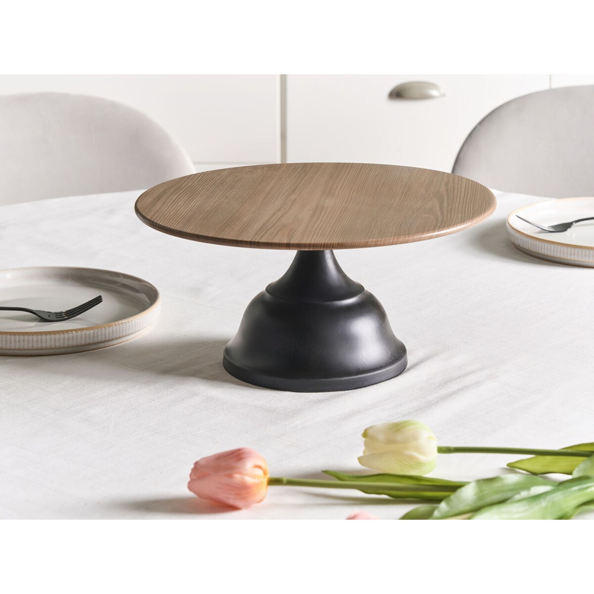 Patera na ciasto BRIOCHE Metal Czarny