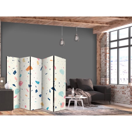 Parawan Dwustronny Kolorowe Lastriko 225x172cm