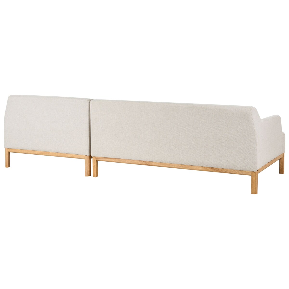 Sofa narożna lewostronna SOSJO Jasnobeżowy