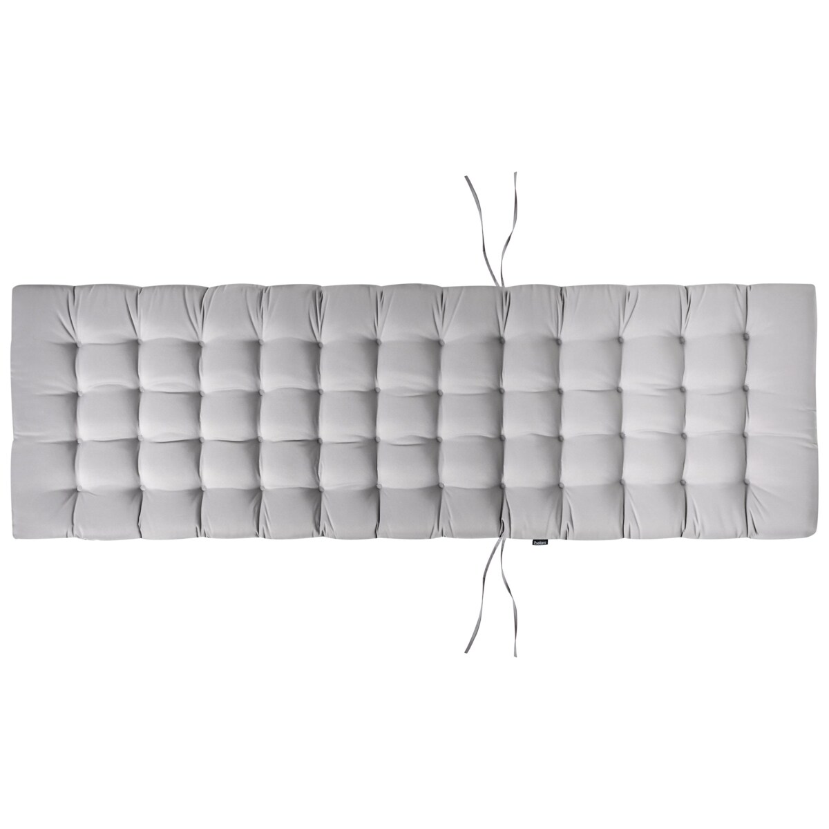 Leżak ogrodowy z poduszką CESANA PREMIUM Drewno akacjowe Jasnoszary