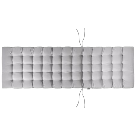 Leżak ogrodowy z poduszką CESANA PREMIUM Drewno akacjowe Jasnoszary