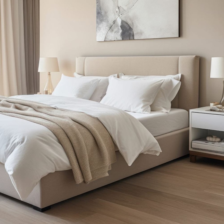 Prześcieradło z bawełny jersey z elastanem z gumką 90x200 kolor biały