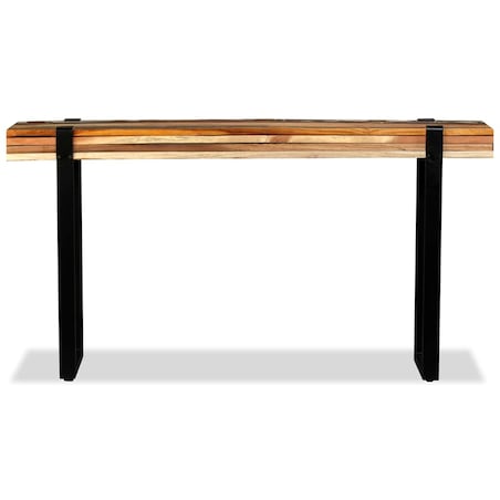 vidaXL Stolik boczny / konsola z drewna odzyskanego, regulowany