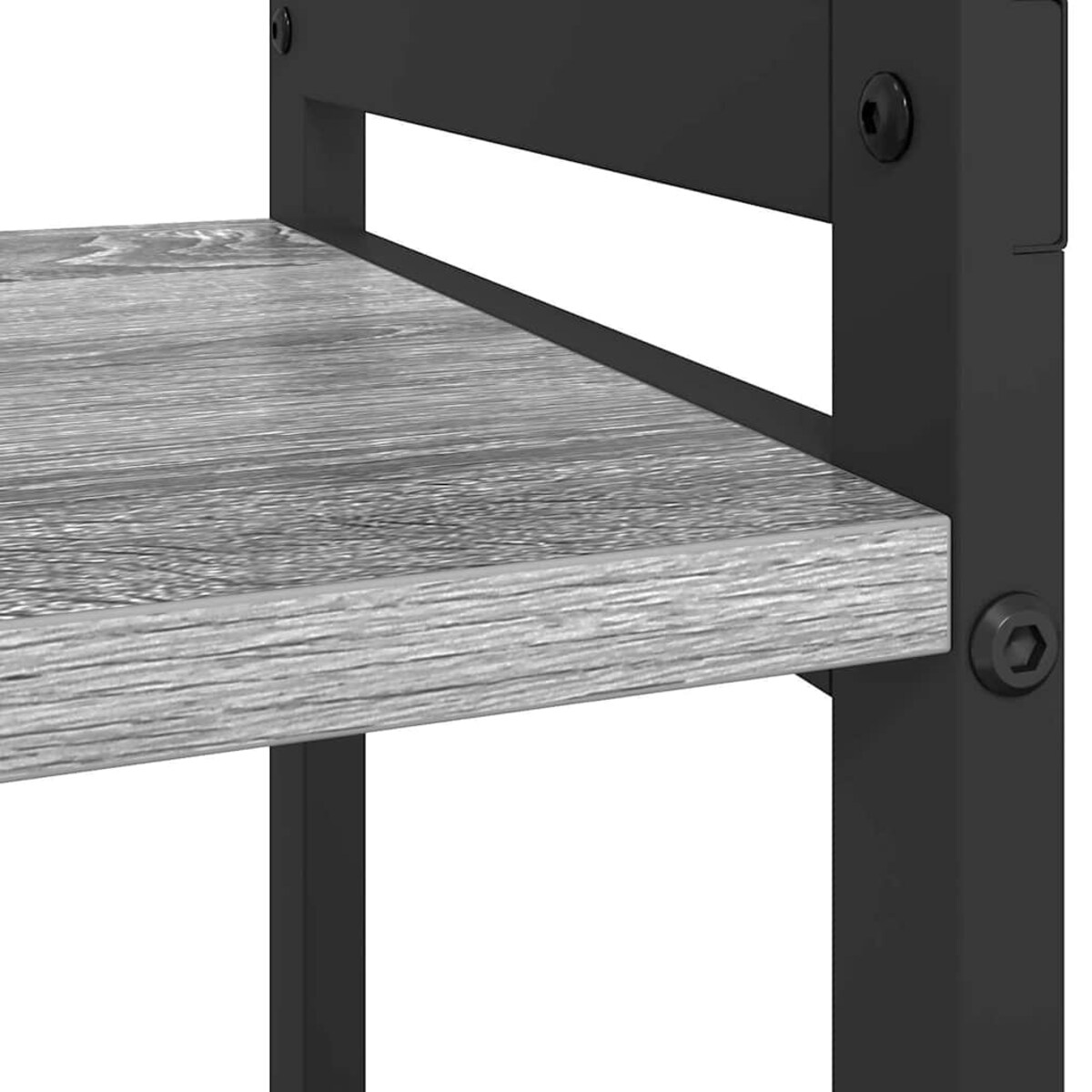 vidaXL Półka na książki Szary dąb sonoma 80 x 30 x 48.5 cm