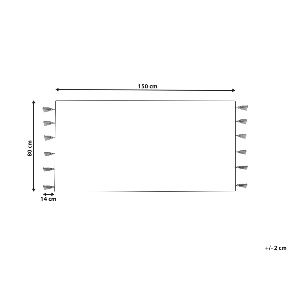 Dywan dziecięcy bawełniany 80 x 150 cm biały z różowym CAVUS