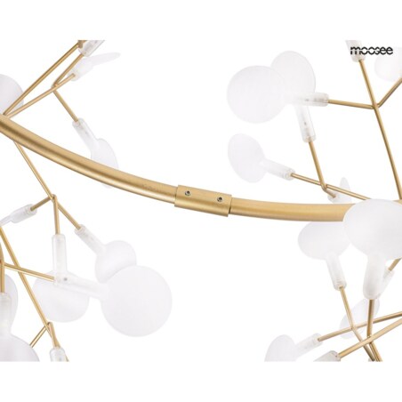 Lampa wisząca Flora MSE010100217 do salonu LED 64,8W złota