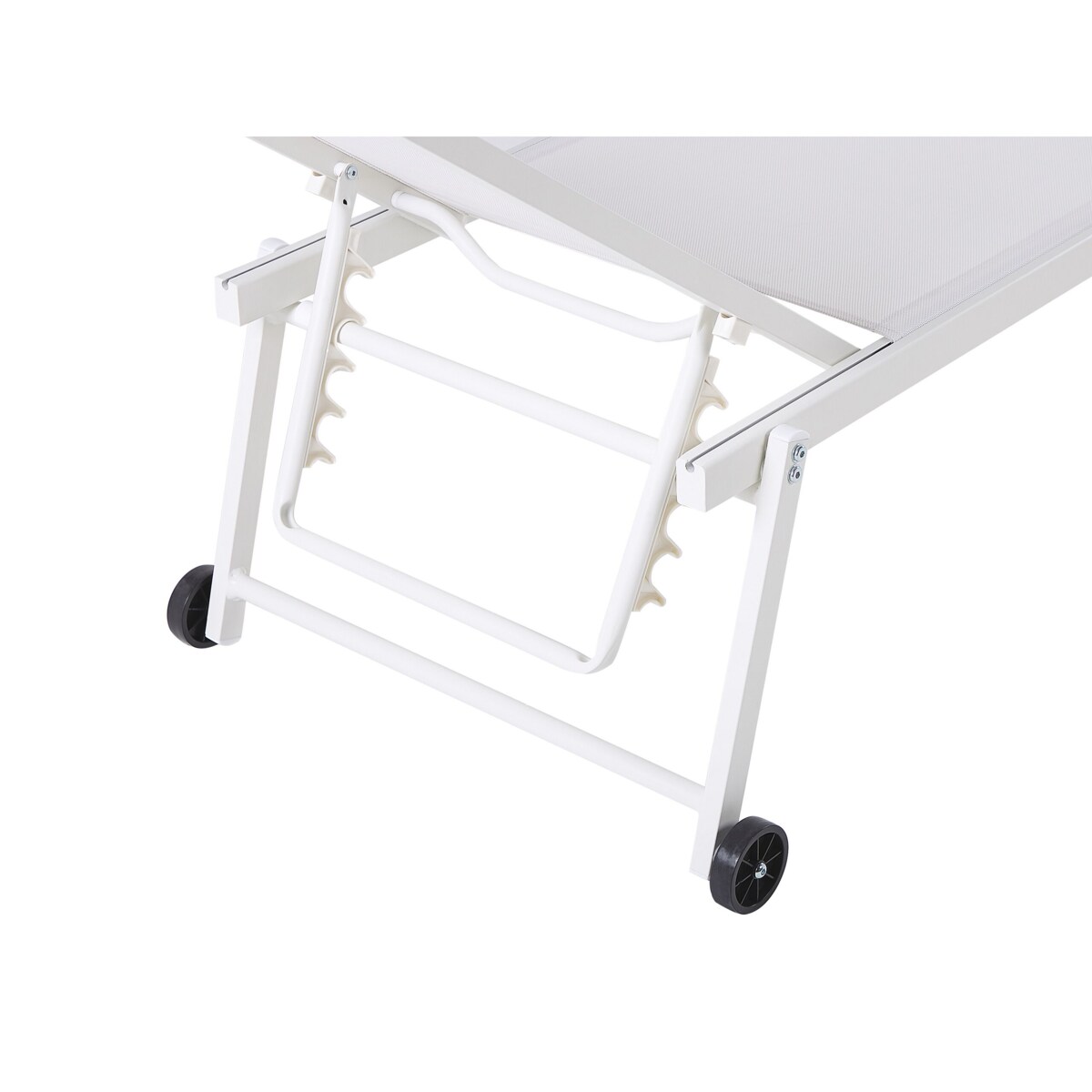 Leżak ogrodowy biały PORTOFINO