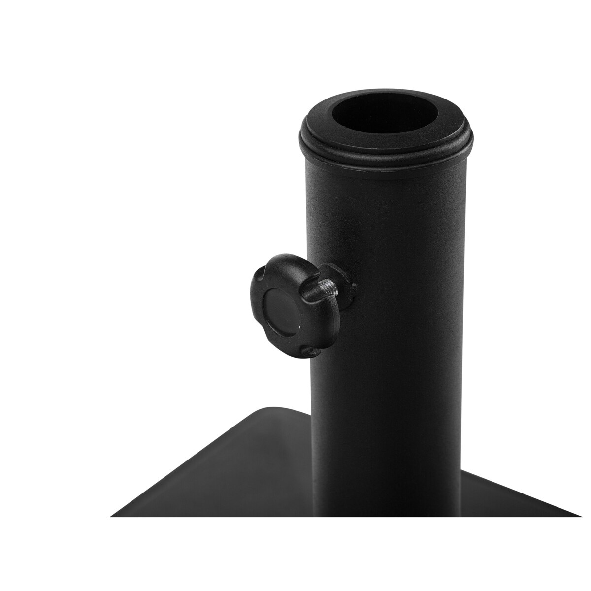 Podstawa pod parasol 50 x 50 cm czarna CERVO